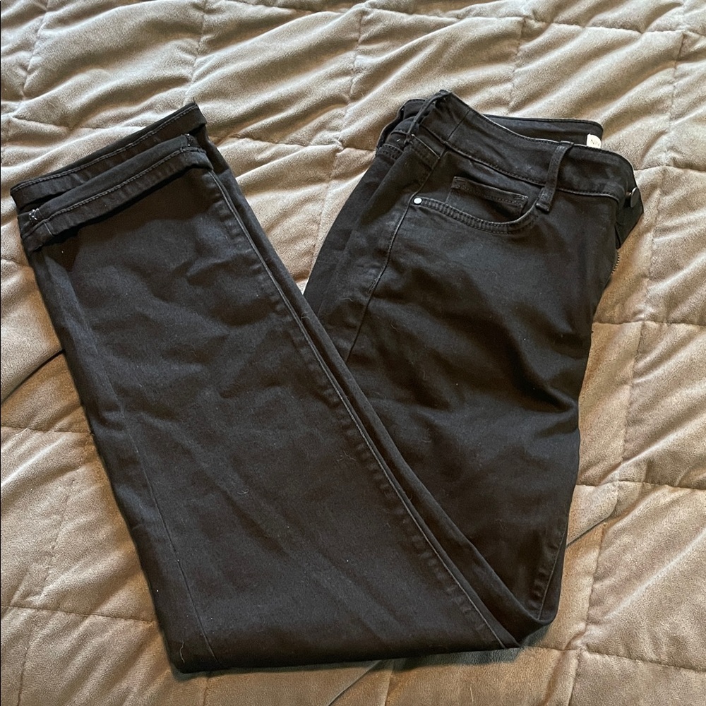 Nine West Black Straight Leg Jeans